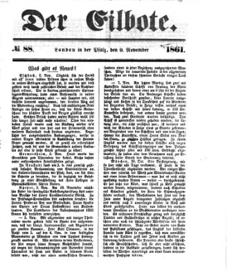 Der Eilbote Samstag 9. November 1861