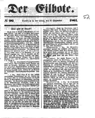 Der Eilbote Samstag 7. Dezember 1861