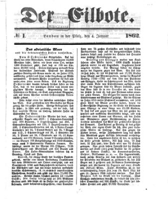 Der Eilbote Samstag 4. Januar 1862