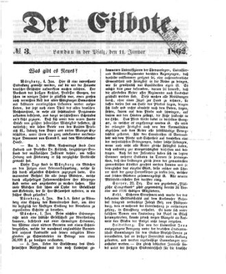 Der Eilbote Samstag 11. Januar 1862