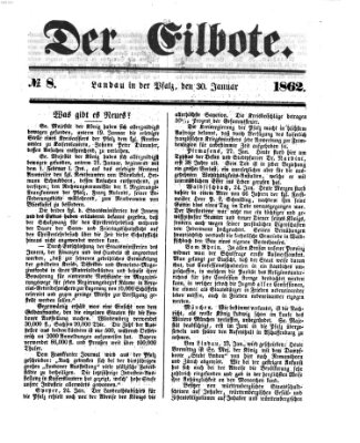 Der Eilbote Donnerstag 30. Januar 1862