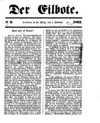 Der Eilbote Samstag 1. Februar 1862