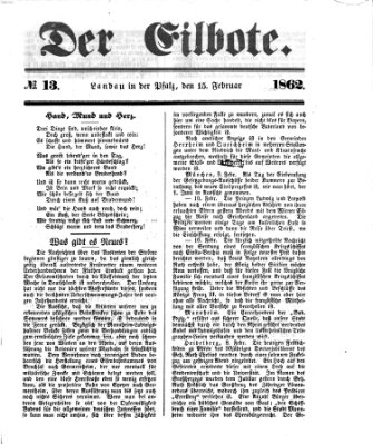 Der Eilbote Samstag 15. Februar 1862