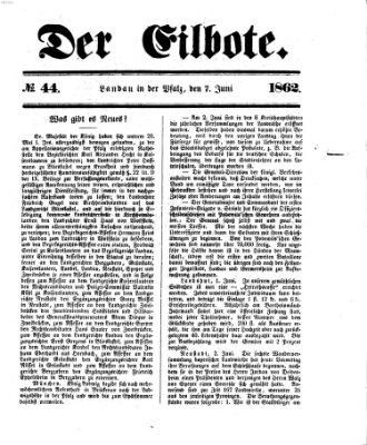 Der Eilbote Samstag 7. Juni 1862