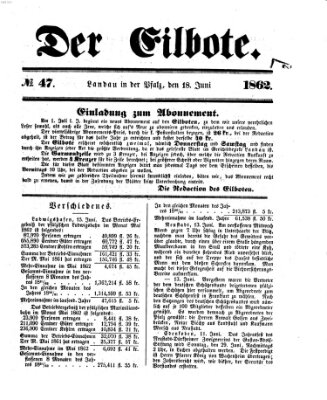 Der Eilbote Mittwoch 18. Juni 1862