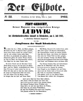 Der Eilbote Samstag 5. Juli 1862