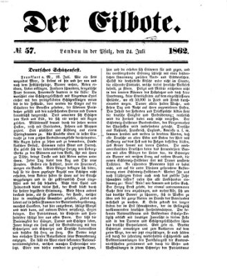 Der Eilbote Donnerstag 24. Juli 1862