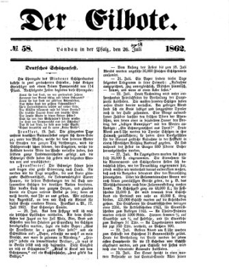 Der Eilbote Samstag 26. Juli 1862