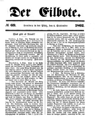 Der Eilbote Samstag 6. September 1862