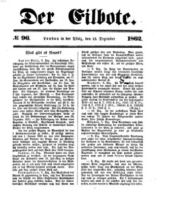 Der Eilbote Samstag 13. Dezember 1862