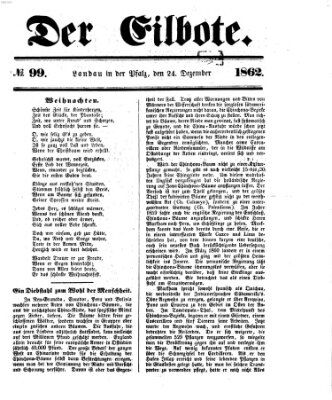 Der Eilbote Mittwoch 24. Dezember 1862