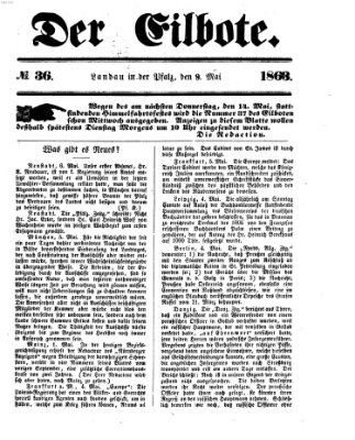 Der Eilbote Samstag 9. Mai 1863