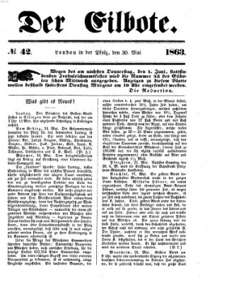 Der Eilbote Samstag 30. Mai 1863