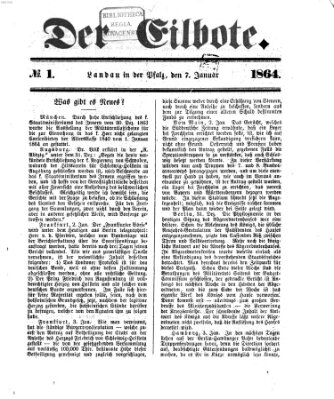 Der Eilbote Donnerstag 7. Januar 1864