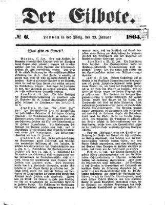 Der Eilbote Samstag 23. Januar 1864