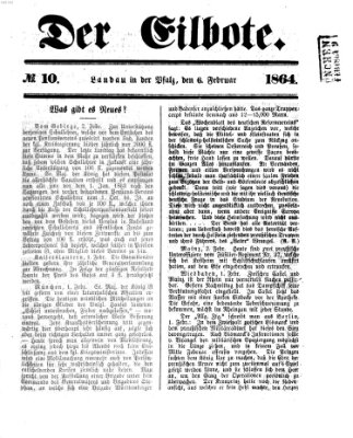 Der Eilbote Samstag 6. Februar 1864