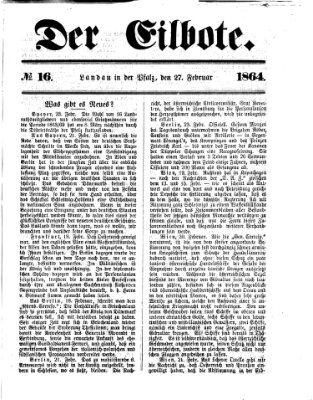 Der Eilbote Samstag 27. Februar 1864