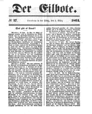 Der Eilbote Donnerstag 3. März 1864