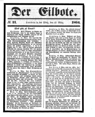 Der Eilbote Donnerstag 17. März 1864