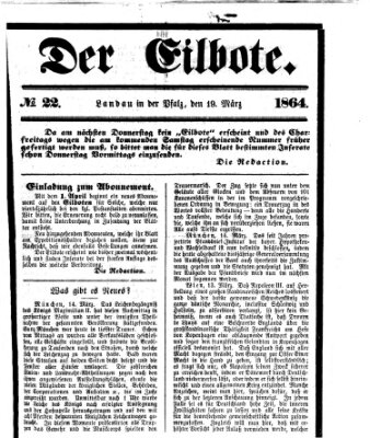 Der Eilbote Samstag 19. März 1864