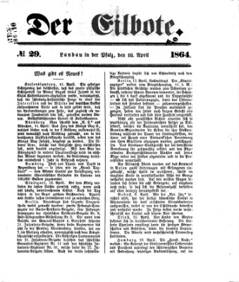 Der Eilbote Samstag 16. April 1864