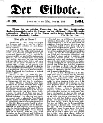 Der Eilbote Samstag 21. Mai 1864