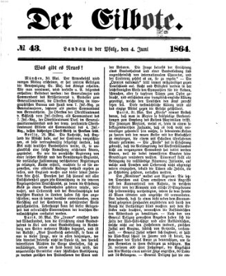 Der Eilbote Samstag 4. Juni 1864