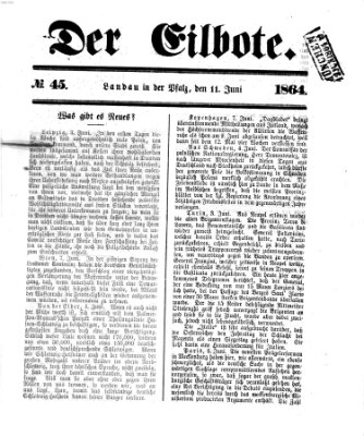 Der Eilbote Samstag 11. Juni 1864