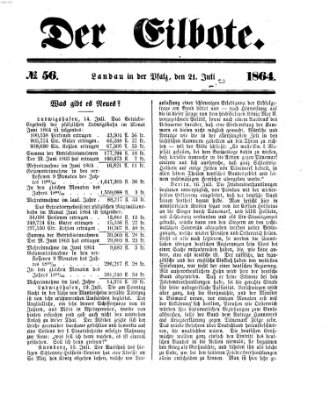 Der Eilbote Donnerstag 21. Juli 1864