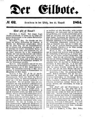 Der Eilbote Donnerstag 11. August 1864