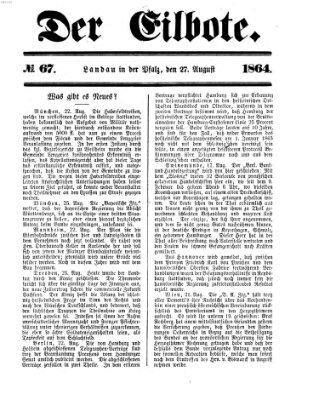 Der Eilbote Samstag 27. August 1864