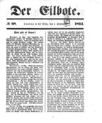 Der Eilbote Donnerstag 1. September 1864