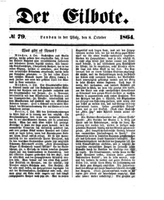 Der Eilbote Samstag 8. Oktober 1864