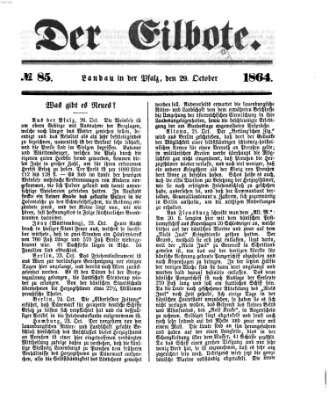 Der Eilbote Samstag 29. Oktober 1864