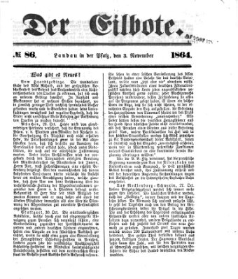 Der Eilbote Donnerstag 3. November 1864