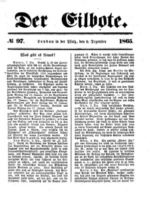 Der Eilbote Samstag 9. Dezember 1865