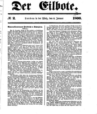 Der Eilbote Samstag 6. Januar 1866