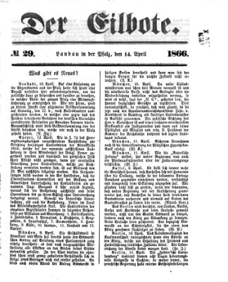 Der Eilbote Samstag 14. April 1866