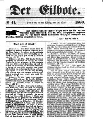 Der Eilbote Samstag 26. Mai 1866