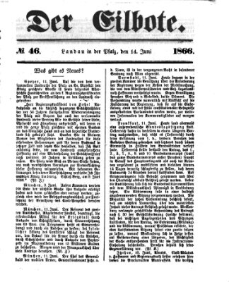 Der Eilbote Donnerstag 14. Juni 1866