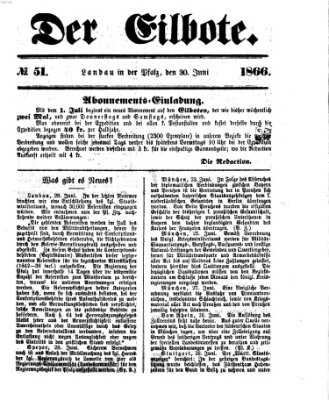 Der Eilbote Samstag 30. Juni 1866