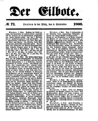 Der Eilbote Samstag 8. September 1866