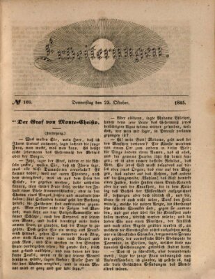 Erheiterungen (Aschaffenburger Zeitung) Donnerstag 23. Oktober 1845