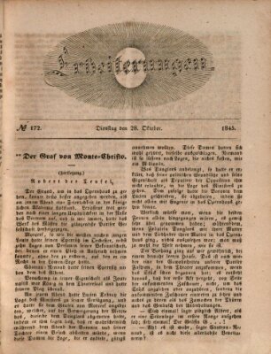 Erheiterungen (Aschaffenburger Zeitung) Dienstag 28. Oktober 1845