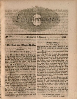 Erheiterungen (Aschaffenburger Zeitung) Sonntag 9. November 1845