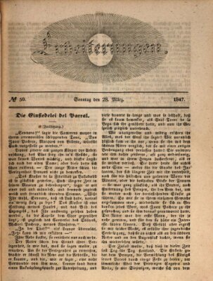 Erheiterungen (Aschaffenburger Zeitung) Sonntag 28. März 1847