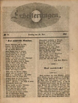 Erheiterungen (Aschaffenburger Zeitung) Dienstag 18. Mai 1847