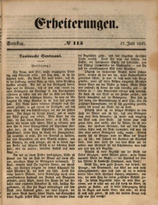 Erheiterungen (Aschaffenburger Zeitung) Samstag 17. Juli 1847