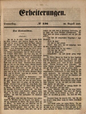 Erheiterungen (Aschaffenburger Zeitung) Donnerstag 26. August 1847