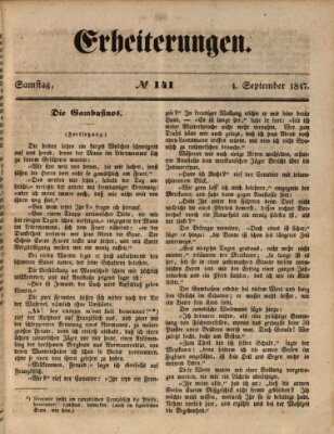 Erheiterungen (Aschaffenburger Zeitung) Samstag 4. September 1847